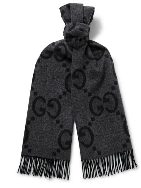 womens gucci wool scarf shawl with fringe|Gucci scarf outlet.